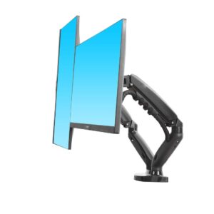 Gas-Strut Dual Monitor Arm