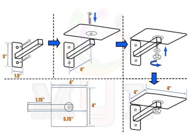 Audiovan Speaker Wall Mount