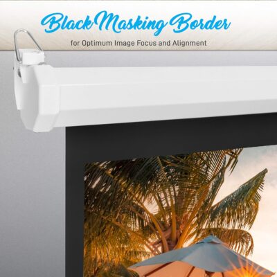 AUDIOVAN Manual Insta Lock Projector Screen
