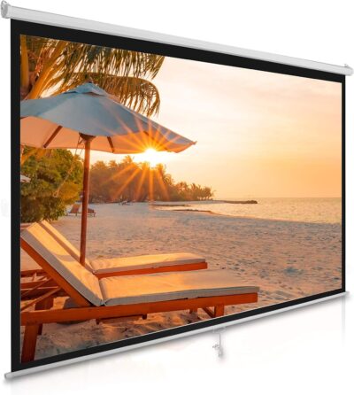 AUDIOVAN Manual Insta Lock Projector Screen